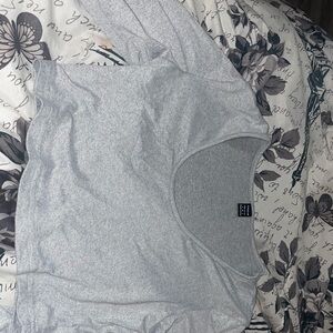 SHEIN Gray Crop Top